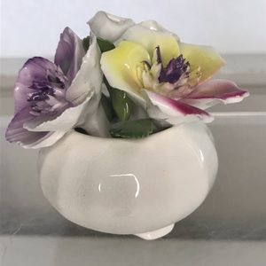 Vintage Miniature Fine Bone China Floral Bouquet